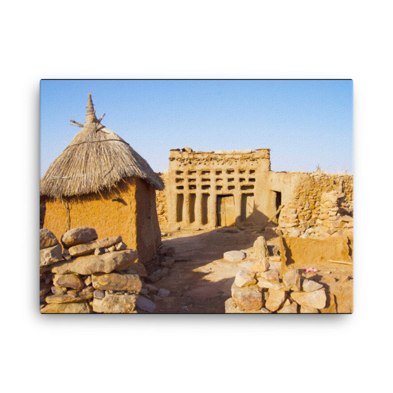 The Hogon's House in Dogon Country | On Canvas - 18x24