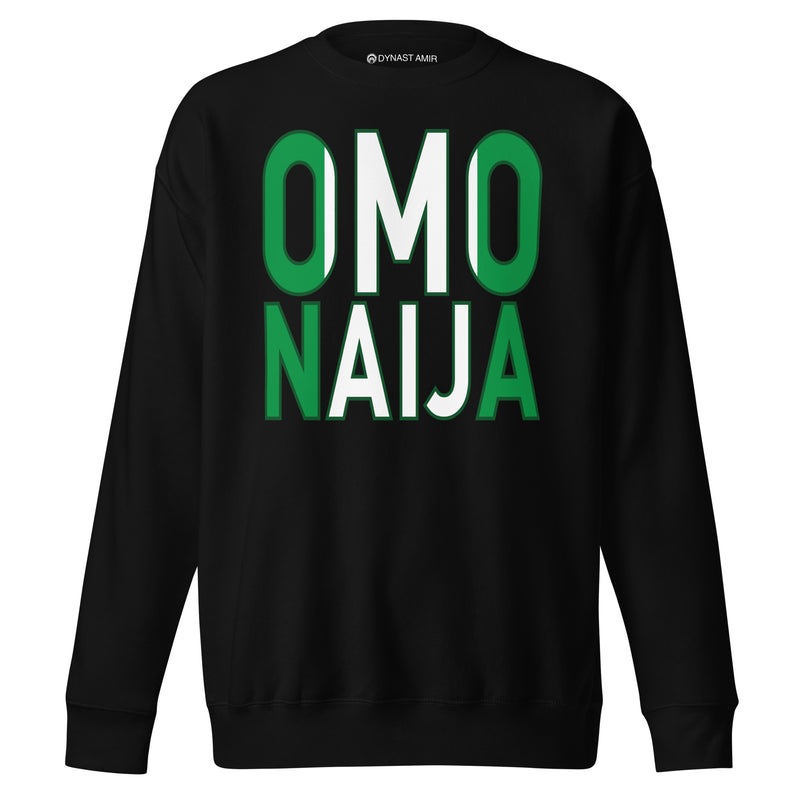 Omo Naija | On Black - Unisex Fleece Pullover