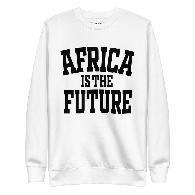 Africa is the Future | On White - Unisex Fleece Pullover