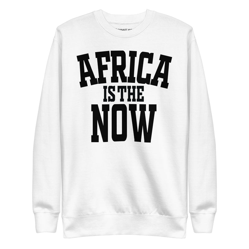 Africa Is The Now | On White - Unisex Fleece Pullover