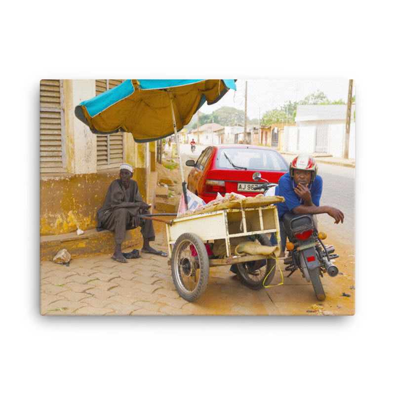 Streets of Porto-Novo | On Canvas - 18x24